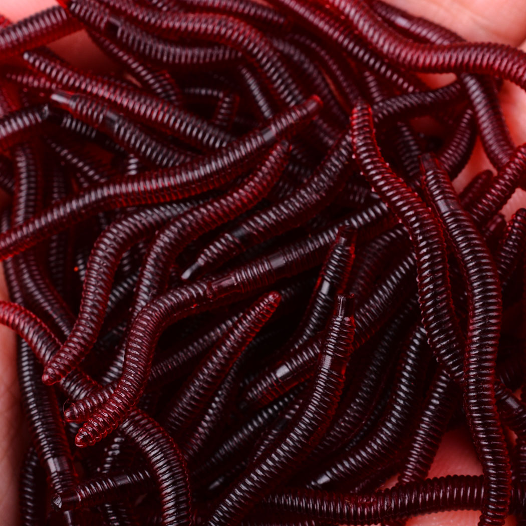 Aglaonema Red - Lot d'appâts artificiels réalistes en silicone