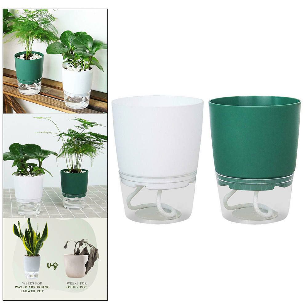Aloe Vera Pot - Pot de fleur hydroponique paresseux, Absorbant