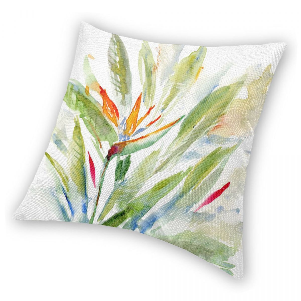 Housse de coussin carrée en Po - Bird Paradise Strelitzia avis et prix